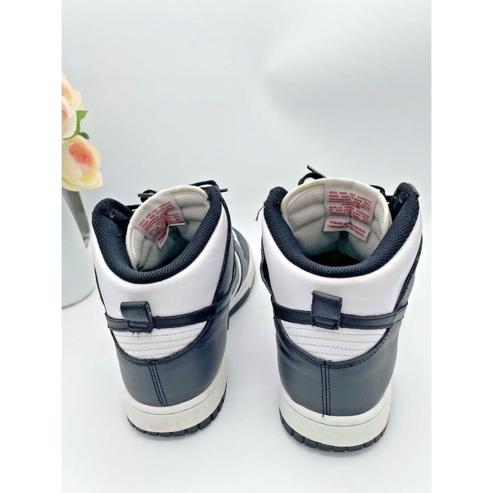 Nike Dunk High Men 9 / Women 10 Sneakers Black White Classic Comfortable Stylish - Picture 5 of 14